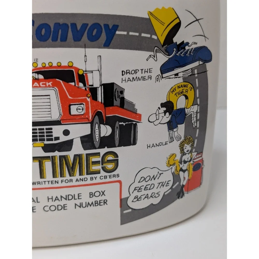 Vintage 1976 CB Convoy Cobra 29 Decanter Bottle Heritage China CB Times